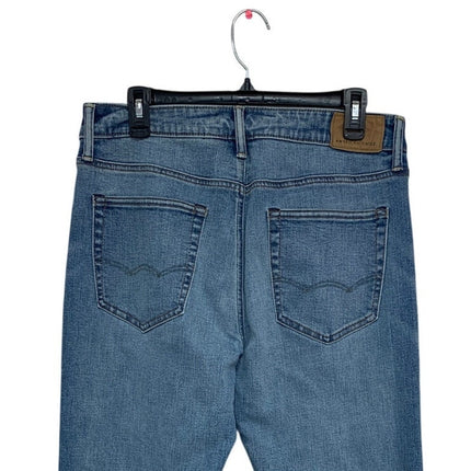 New American Eagle Mens 32X34 Airflex+ Athletic Fit Denim Blue Jeans