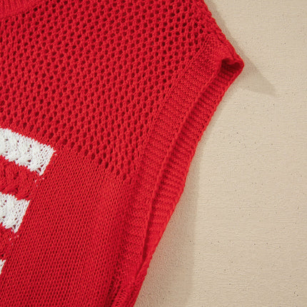 Emely Graphic Short Sleeve Sweater
