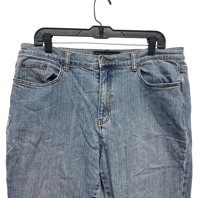 Venezia Plus Size 18 Average Light Wash Stretch Cotton Denim Blue Jeans