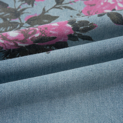 Esme Floral Print Bootcut Jeans