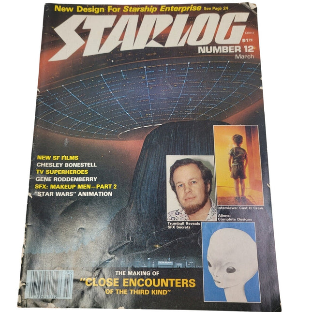 Vintage March 1978 Starlog The Magazine of the Future Number 12 Close Encounters