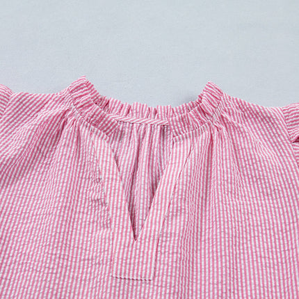 Maelynn Short Bubble Sleeve Blouse