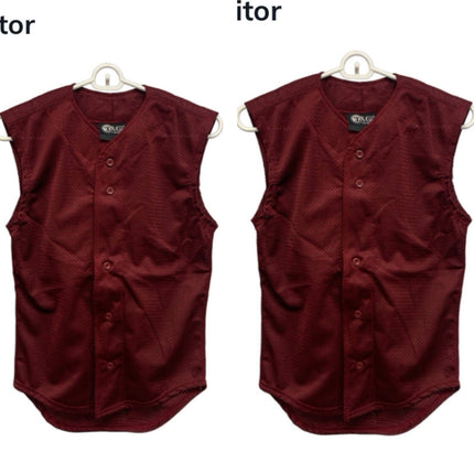 New Tag Team Youth XL Button Down Sports Mesh Jersey Uniform Tank Top