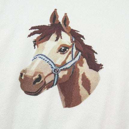 Regina Printed Short Sleeve Sweater