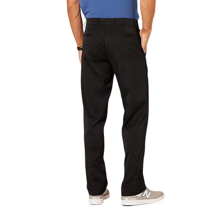 Amazon Essentials Mens 42X30 Black Classic Fit Straight Leg Stretch Golf Pants