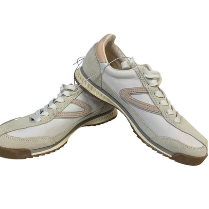 Tretorn Womens Size 7 Pink White Hailey Sneakers Lace Up Low Top Round Toe Shoes