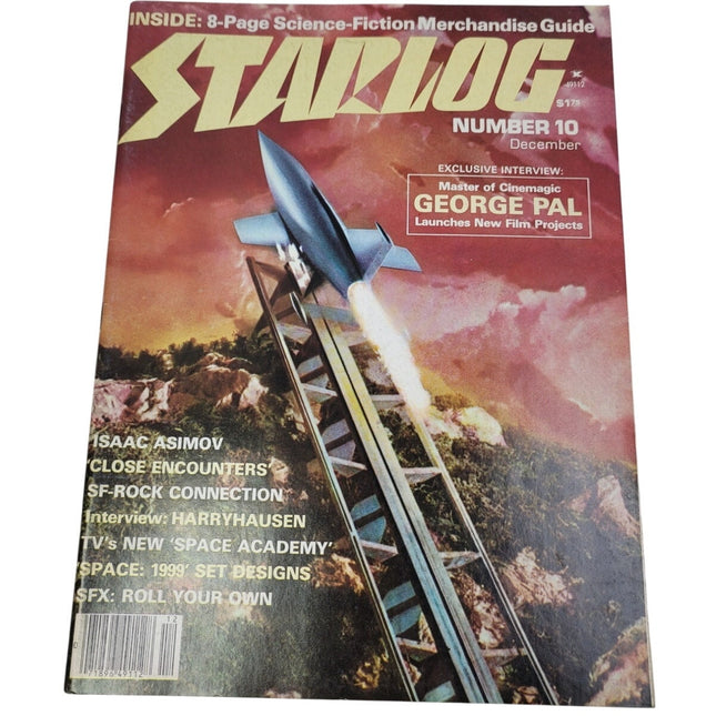 Vintage December 1977 Starlog Magazine of the Future #10 George Pal Film Project