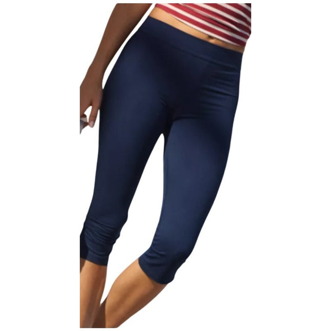 New OFFLINE By Aerie Womens Small Royal Navy The Hugger Hi-Rise Capri Leggings