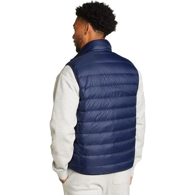 New Eddie Bauer Mens Navy Blue CirrusLite 650FP Down Zip Up Puffer Vest