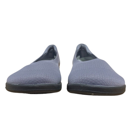 Whitin Womens Size 8 Gray Mesh Ballet Flats Closed Round Toe Slip On Shoes