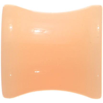 00G  Light Peach Solid UV Acrylic Flesh Tone Saddle Plug Set