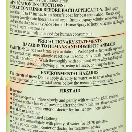 Espree Aloe Herbal Fly Spray for Horses