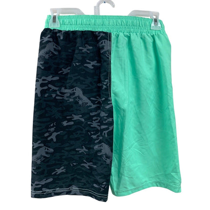 New Jurassic Park Boys Small Webbed Lining UPF 50+ Water Change Swimming Trunks