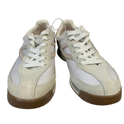 Tretorn Womens Size 7 Pink White Hailey Sneakers Lace Up Low Top Round Toe Shoes