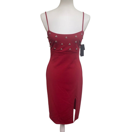 New City Studio Juniors Size 9/10 Spaghetti Strap Rhinestone Bling Formal Dress