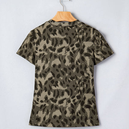 Annabelle Print Mock Slim Tee