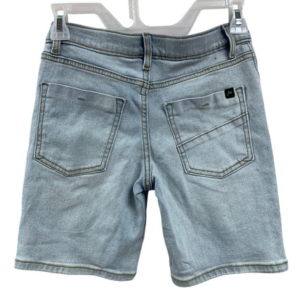 New Art Class Girls Large (10/12) Adjustable Waist Distressed Denim Jean Shorts