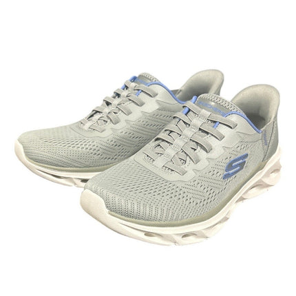 New In Box Skechers Womens Size 7 Gray Mesh Hands Free SwiftFit Slide In Shoes