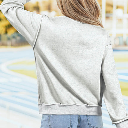 Oakleigh Print Reversible Mock Sweatshirt