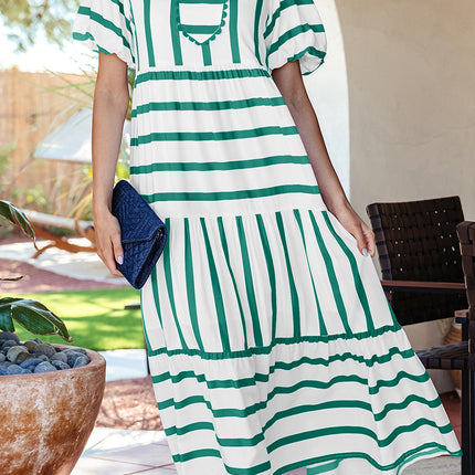 Luna Half Sleeve Vacation Dress