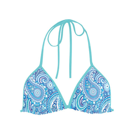 Paisley Retro Bikini Top & Bottoms