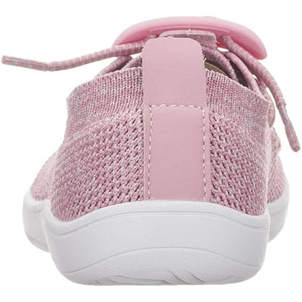 Whitin Toddler Girls Size 7 Pink Sneakers Lace Up Round Toe Barefoot Shoes