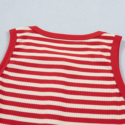 Monica Ribbed Knit Tank Top