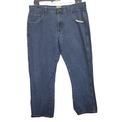 Redhead Brand Co Mens 40X32 100% Cotton Straight Leg Multi Pocket Denim Jeans