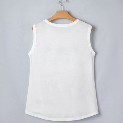 Ayla Printed Casual Tank Top