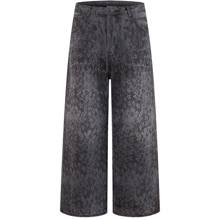 NOIR FLORAL DENIM