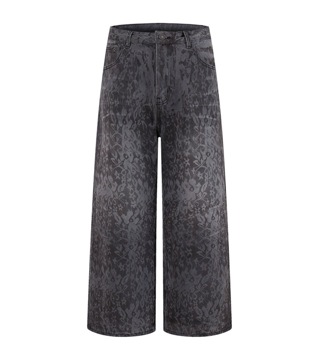 NOIR FLORAL DENIM