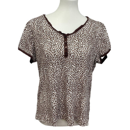 Lot of 2 Maurices Charter Club Womens XXL Short Sleeve 100% Cotton Tops Blouses