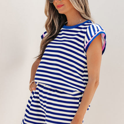 Xiomara Trim Cap Sleeve Top
