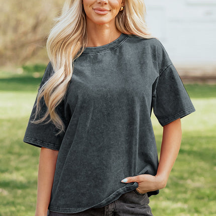 Rivka Mineral Washed Oversize Tee