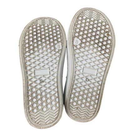 K KomForme Toddler Girls Size 8 Black Slip On Sneaker Sequin Canvas Shoes