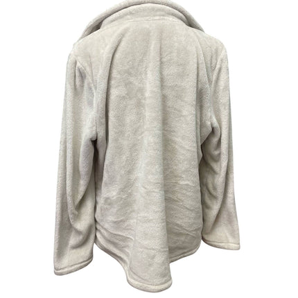 HeatKeep Womens XL Super Soft Full Zip 100% Polyester Fleece Jacket w Pockets