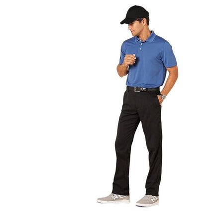 Amazon Essentials Mens 42X30 Black Classic Fit Straight Leg Stretch Golf Pants