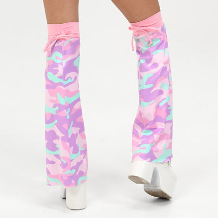 Cotton Candy Camo Leg Warmers