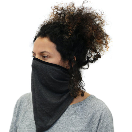 Spun Bamboo X-Large Unisex Multi-Purpose 2-Ply Reversible Neck Gaiter - Breathable, Silky Soft, Ultra Comfortable Ski Wear
