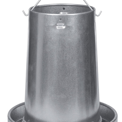 Hanging Galvanized Metal Chicken Feeder & Accessories