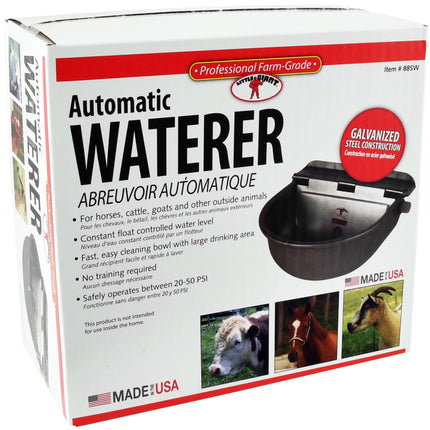 Galvanized Steel Automatic Waterers (& Replacement Parts)