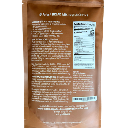 gfJules Gluten Free Bread Mix