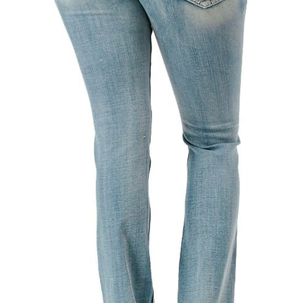 Grace in LA Women's Western 3D Steer Head Mid Rise Bootcut Jeans