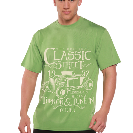 Hot Rod Classic Men's Bamboo Viscose/Organic Cotton Short Sleeve Graphic T-Shirt