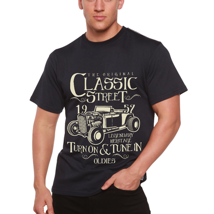 Hot Rod Classic Men's Bamboo Viscose/Organic Cotton Short Sleeve Graphic T-Shirt