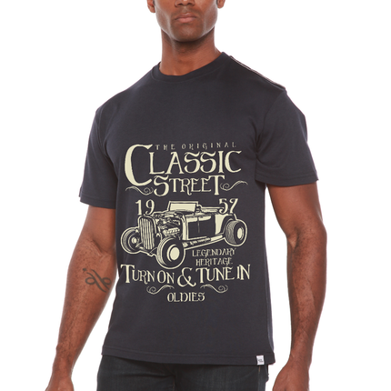 Hot Rod Classic Men's Bamboo Viscose/Organic Cotton Short Sleeve Graphic T-Shirt