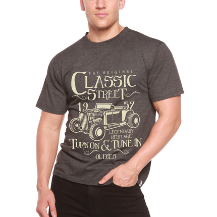 Hot Rod Classic Men's Bamboo Viscose/Organic Cotton Short Sleeve Graphic T-Shirt