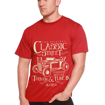 Hot Rod Classic Men's Bamboo Viscose/Organic Cotton Short Sleeve Graphic T-Shirt