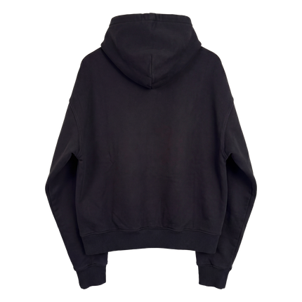 Internet Streetwear Cropped Black Hoodie 400GSM Y2K Graphic Unisex Cotton