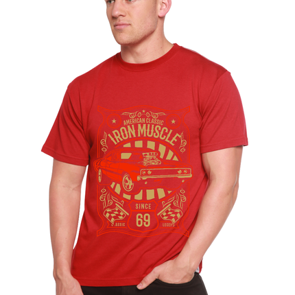 Iron Muscle Men's Bamboo Viscose/Organic Cotton Short Sleeve Graphic T-Shirt